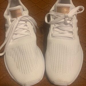 White Adidas shoes